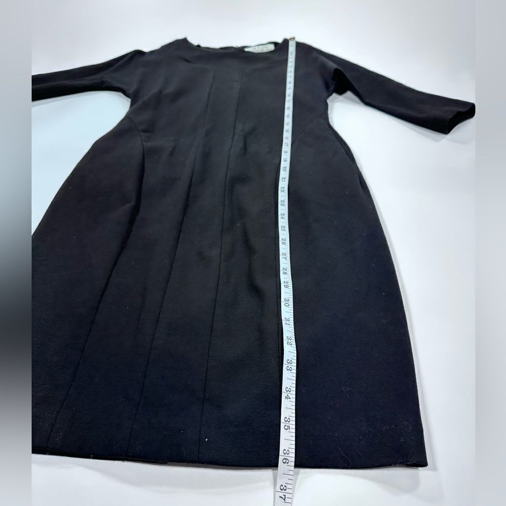 Rag And Bone Black 3/4 Sleeve Structured Stretch … - image 5